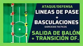 Cómo mejorar la salida de balón en fútbol 11: ejercicio para la circulación, basculación y transiciones