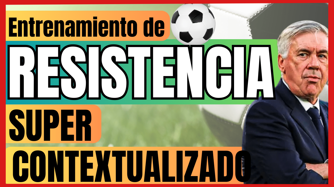 Ejercicio de resistencia en fútbol: una tarea contextualizada con balón que no puede faltar en tus entrenamientos