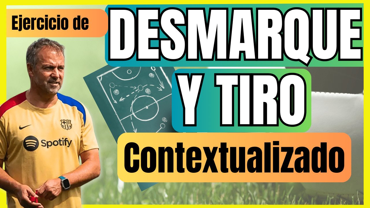 Mejora la finalización de tu equipo con esta tarea semicontextualizada de fútbol