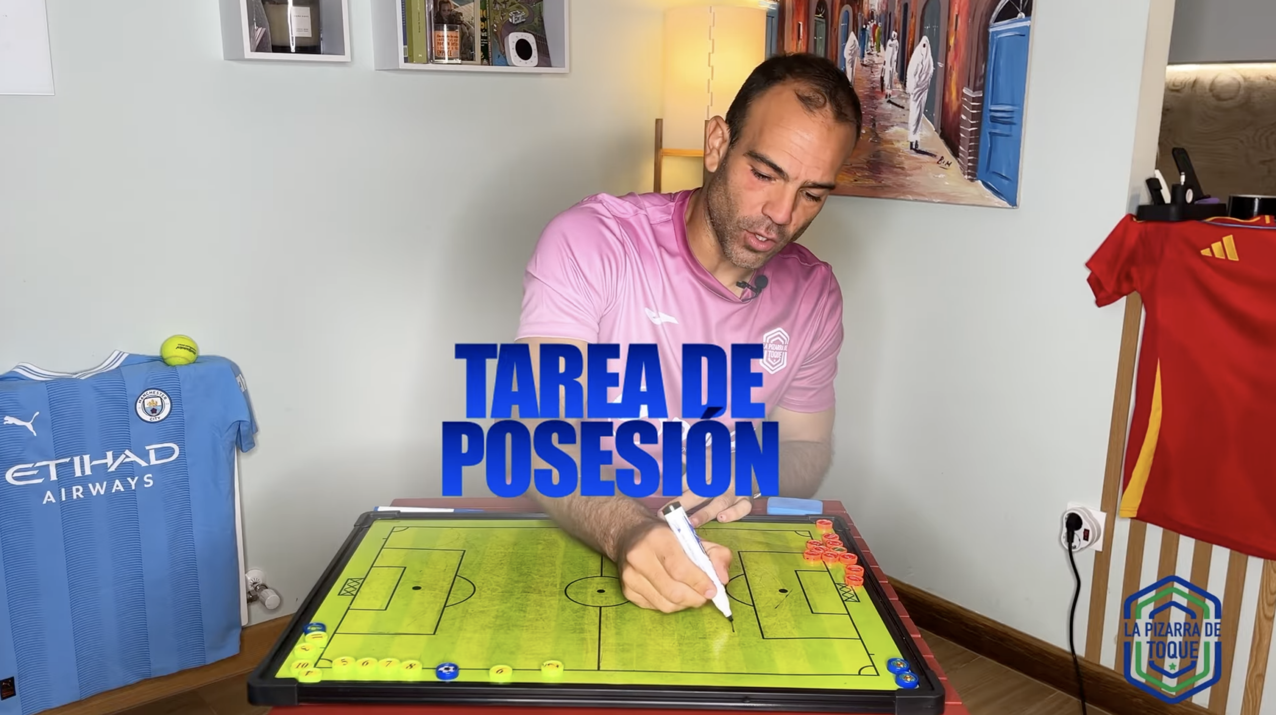 Tarea integrada de fuerza, HIIT y resistencia aeróbica con balón para fútbol