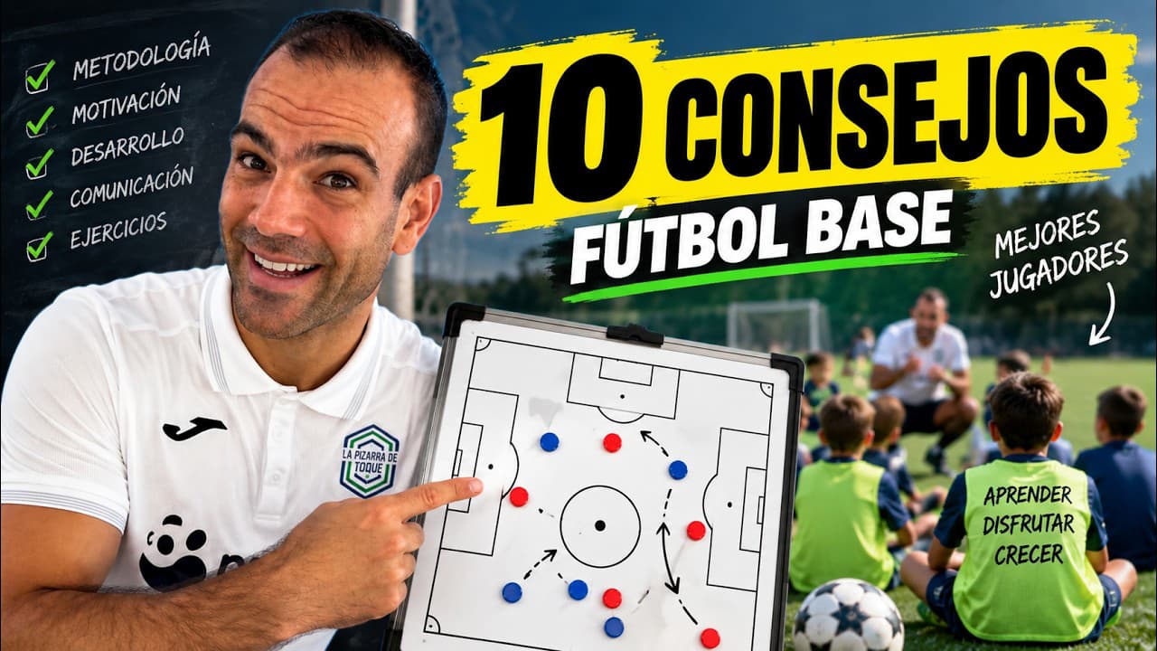 Entrenador de fútbol base: ¿qué está fallando y cómo hacerlo bien?