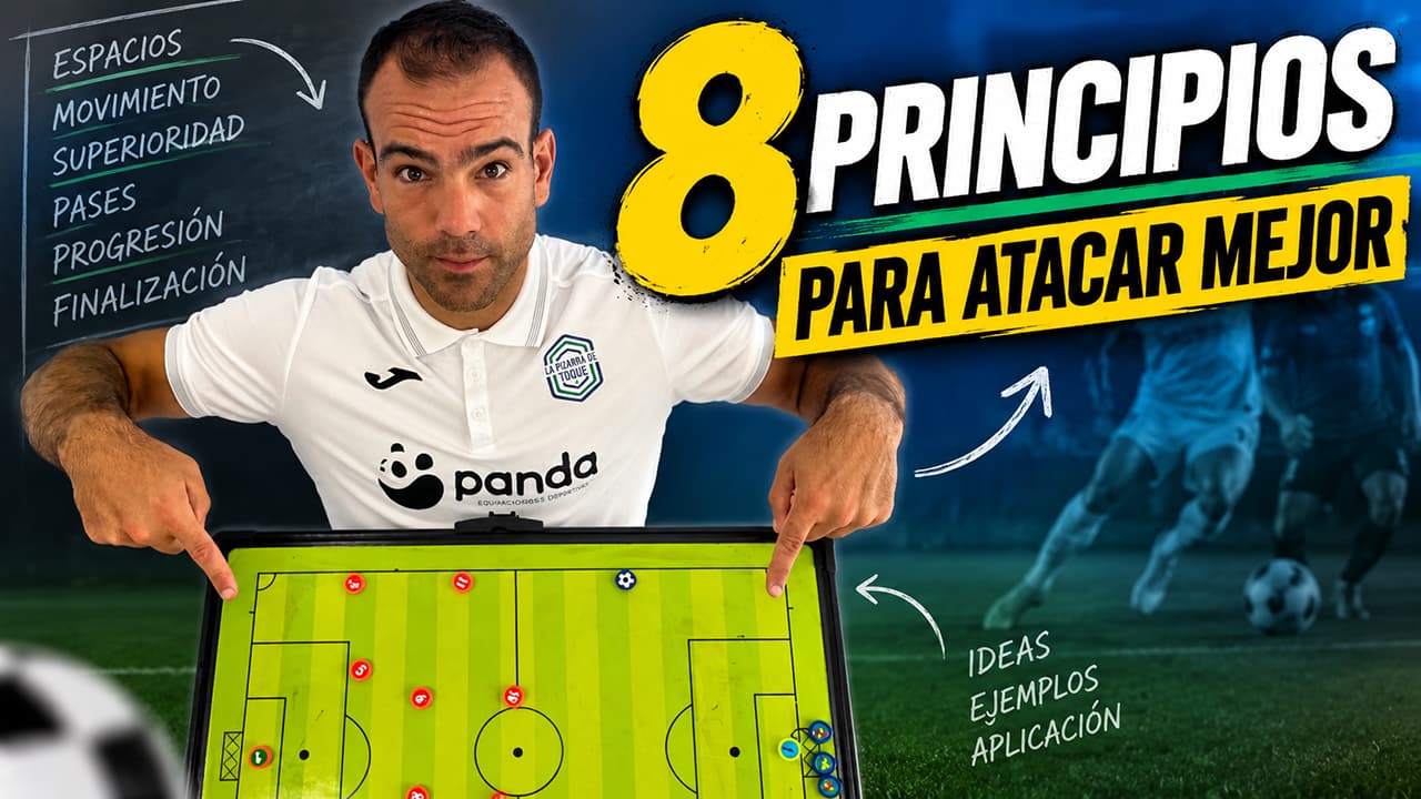 Principios tácticos ofensivos en fútbol: todo lo que necesita saber un entrenador